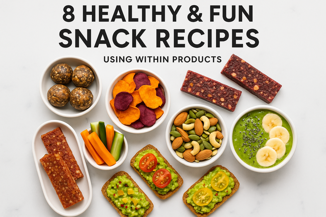 8 Healthy and Fun Snack Recipes You Can Make Using Within Products