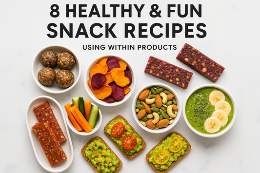 8 Healthy and Fun Snack Recipes You Can Make Using Within Products